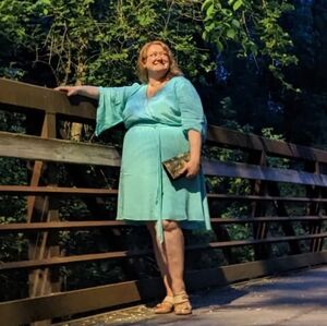 MAREE POUT TOI Faux Wrap Dress - Turquoise Blue